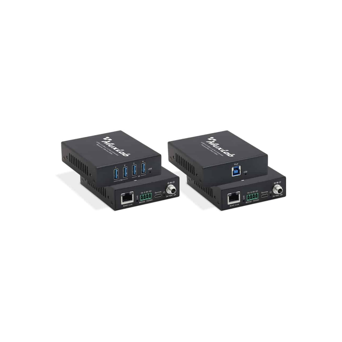 MUX-500530 328 ft. 4 Port USB 3.2 Gen1 Extender Kit, Black