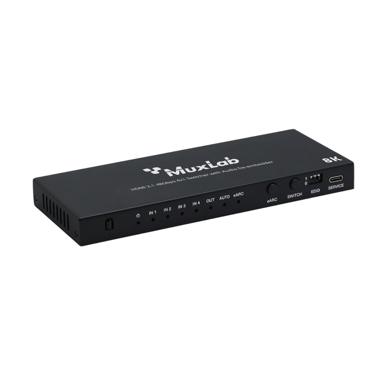 MUX-500513 HDMI 2.1 48Gbps 4 x 1 Switcher with Audio De-Embedder