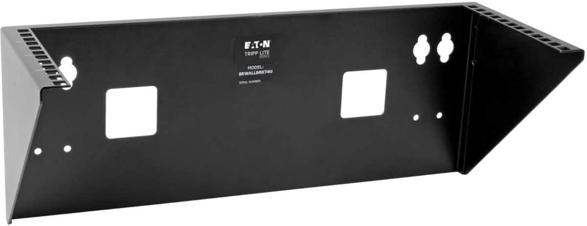 Tripp Lite TRL-SRWALLBRKT4U Smart 4U Vertical Wall Mount Rack Bracket, Black