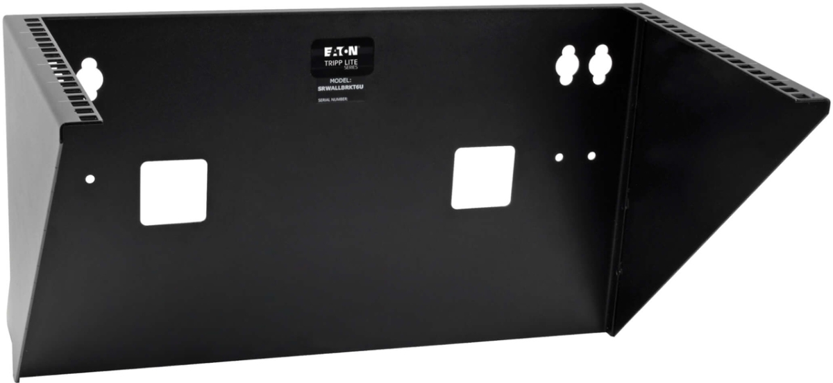 Tripp Lite TRL-SRWALLBRKT6U Smart 6U Vertical Wall Mount Rack Bracket, Black