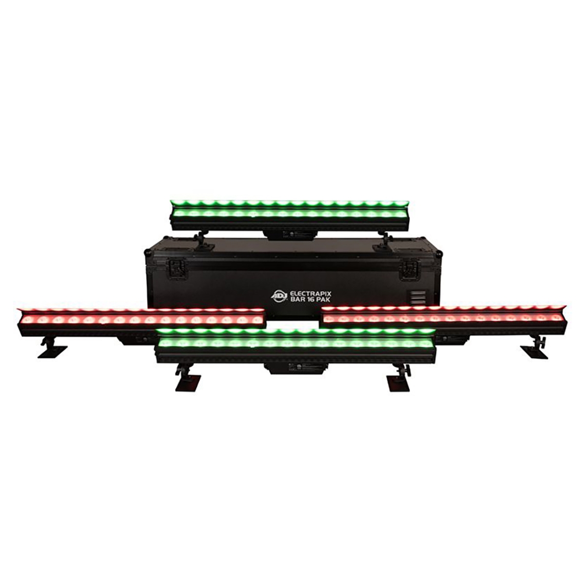 Picture of American DJ AMDJ-ELE367 Electra Pix Bar 16 Pak with 4 Electra Pix Bar with Wired Digital Communication Network