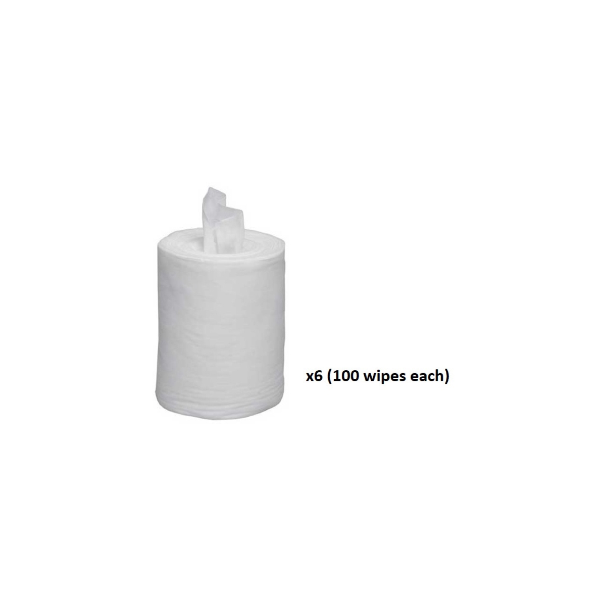 CHM-1610-100R-6 99.8 Percent IPA Isopropyl Alcohol Wipes Refill Roll, 100 per Pack - 6 Rolls -  Techspray, L.P.
