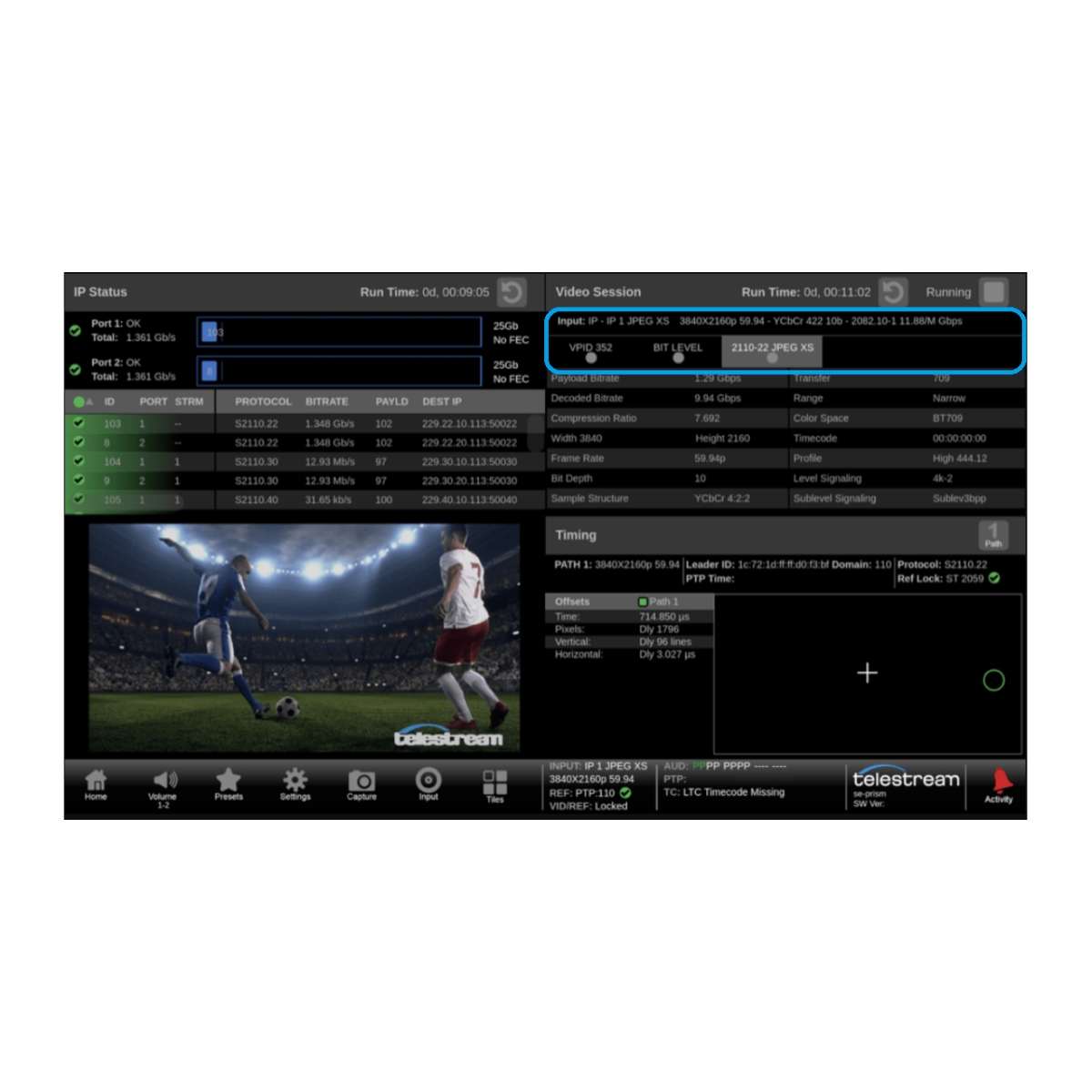 Picture of Telestream TEL-MP2-JPXS ST 2110-22 JPEG XS Software License Support for Prism MPI2-10&#44; MPI2-25 - MPX2-10 & MPX2-25 Models