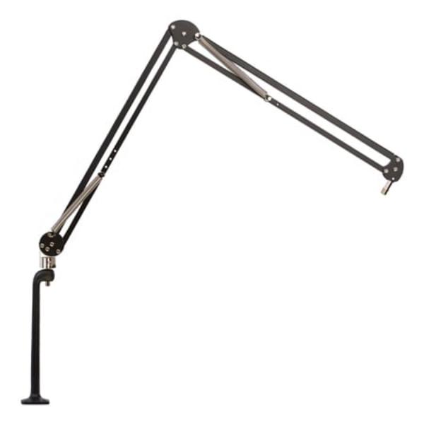 OCW-14199-R ProBoom Elite 45 in. 2 Section Mic Arm with 12 in. Cast Aluminum Riser - Carbon Black & Chrome