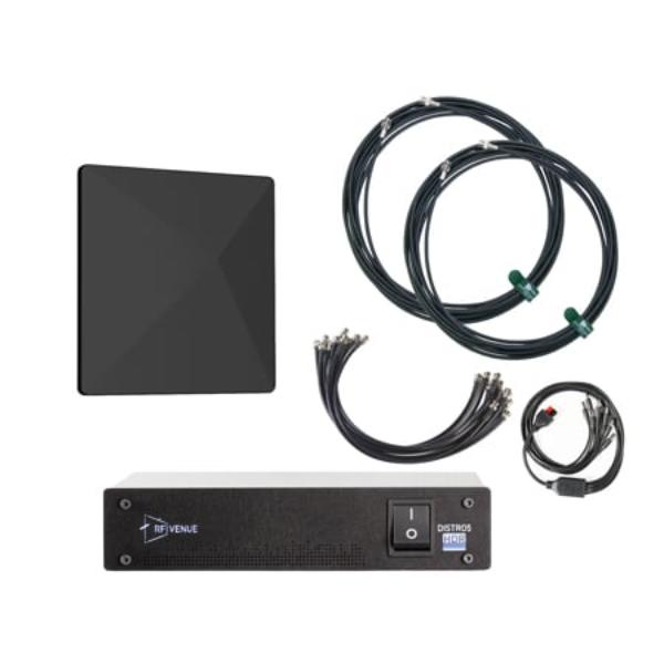 RFV-D-ARCBD5 5-Channel Wireless Mic Antenna Combiner Pack with Diversity Architectural Antenna & DISTRO5 HDR, Black
