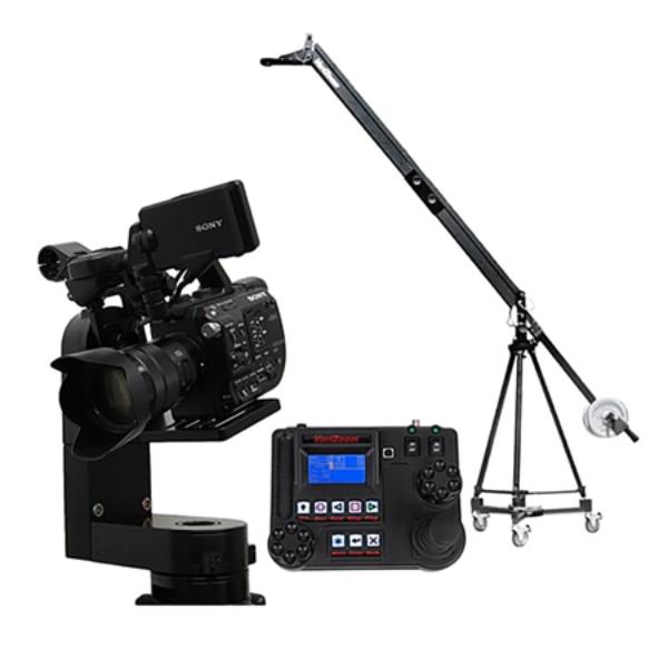 VZ-QJ-CPM3 QuickJib Camera Crane & CinemaPro Micro K3 Remote Head System