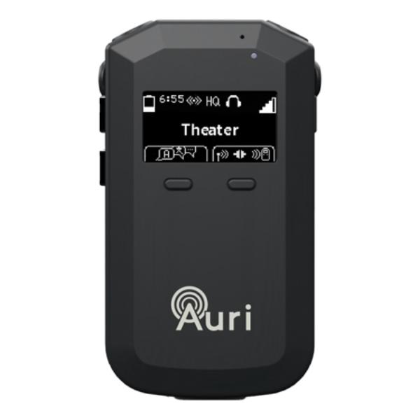 LSTN-AURI-RX1 Auri Audio Assistive Listening Receiver with Two 3.5 mm Output Jacks