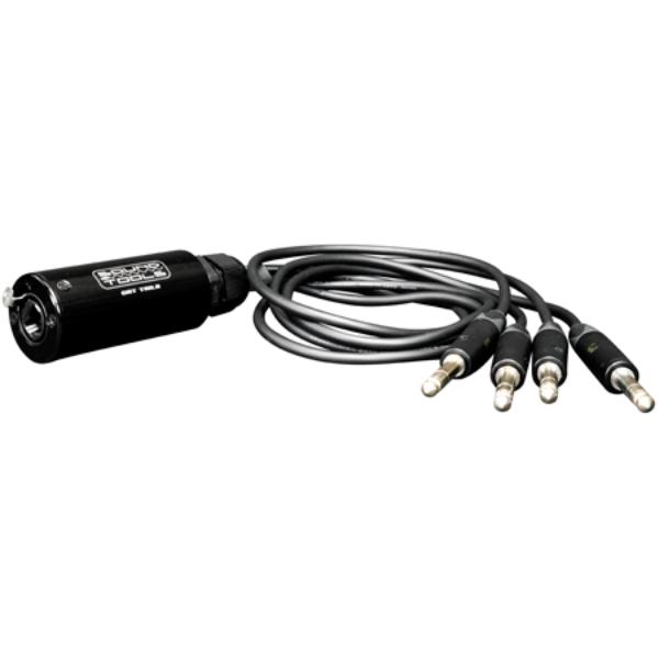 RSS-CTTRS CAT Tails Audio-over-Ethernet 4-Channel 0.25 in. TRS to Female EtherCON Breakout Cable - 24 in.