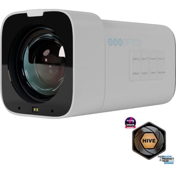 PT20XSTUDIO4KWG3 4K Ultra HD Live-Streaming Box Camera with 20x Zoom Fixed Lens NDI HX2 & SDI & HDMI Outputs - White