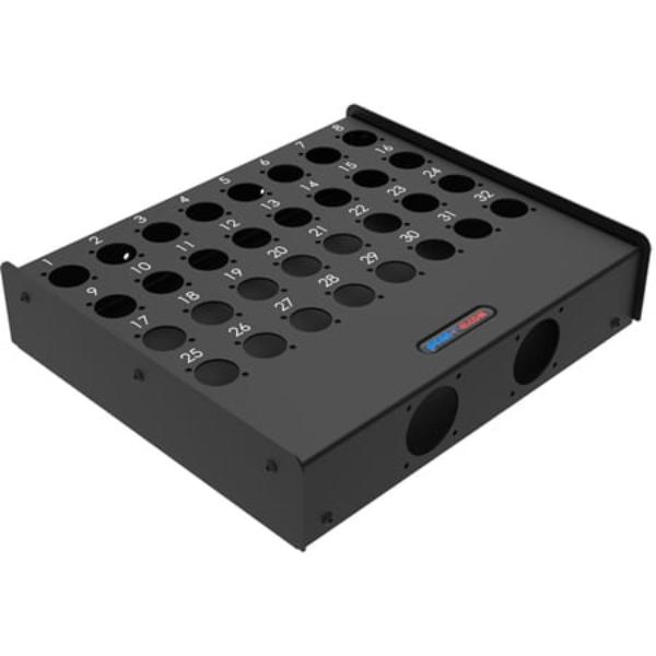 PENN-R2345-32 32 Hole Stage Box Punched for D-Series Connectors