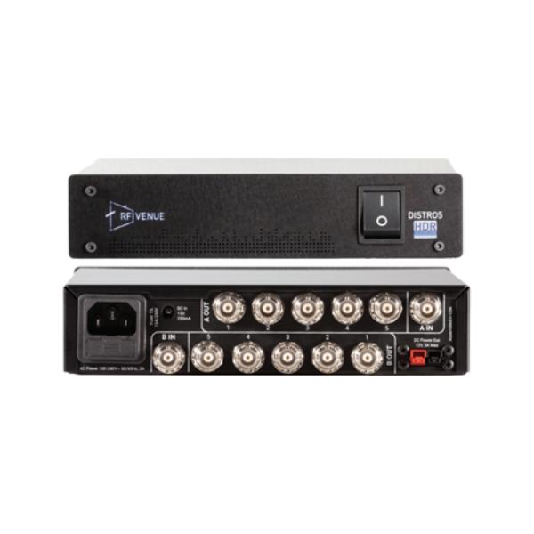 RFV-DISTRO5HDR 5 Channel Half Rack Antenna Distribution System for Wireless Microphones