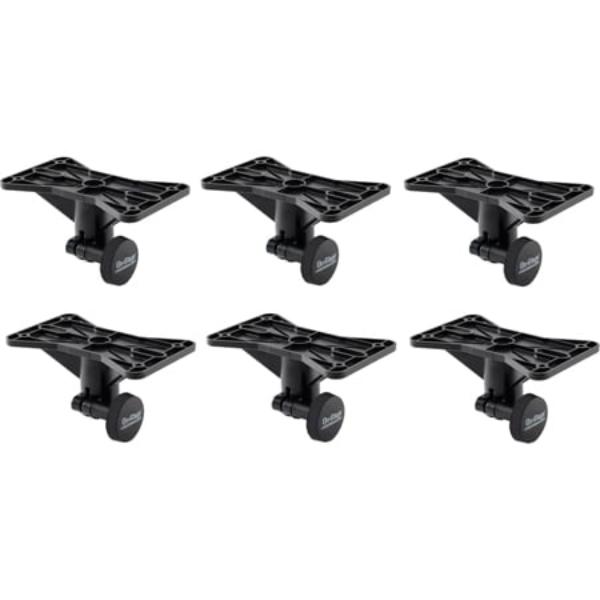 EB9760B-6 Exterior Mounting Bracket, Black - Pack of 6