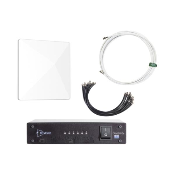RFV-COMB6CP-ARC 6-Channel In-Ear Monitor Combiner Pack with White CP Architectural Antenna & Cable