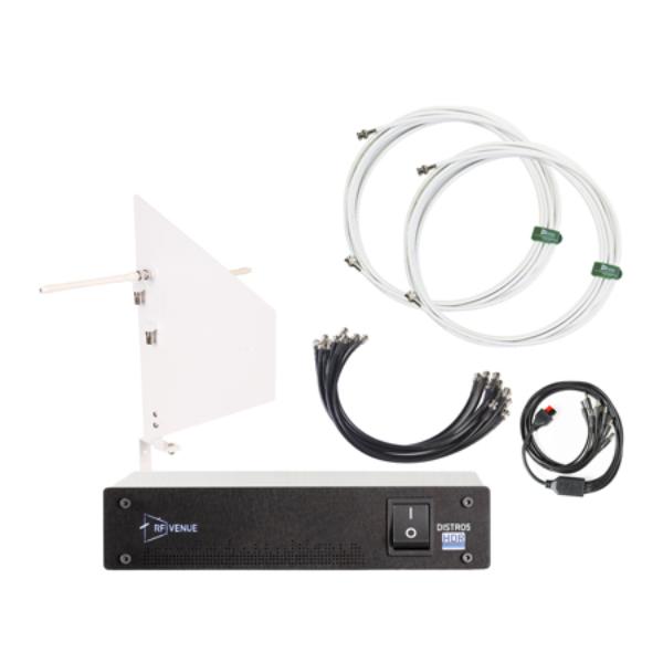 RFV-DFINWD5 5-Channel Antenna Combiner Pack with Diversity Fin White Wall-Mount Antenna & Cable Kit