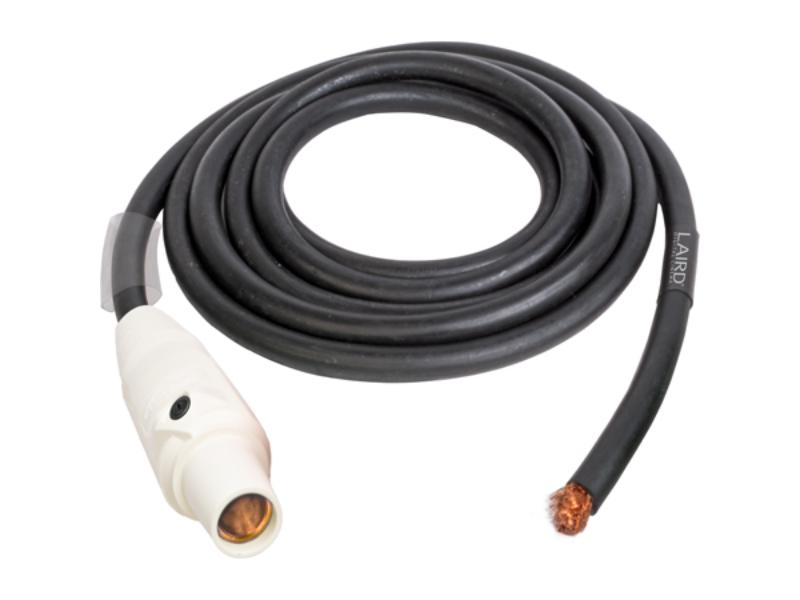 Picture of Laird Digital Cinema PWR300A-WE-F010 10 ft. 2-0 AWG 300 A 16 Series Cam-Lok Female to Blunt Flexible Feeder Cable&#44; White