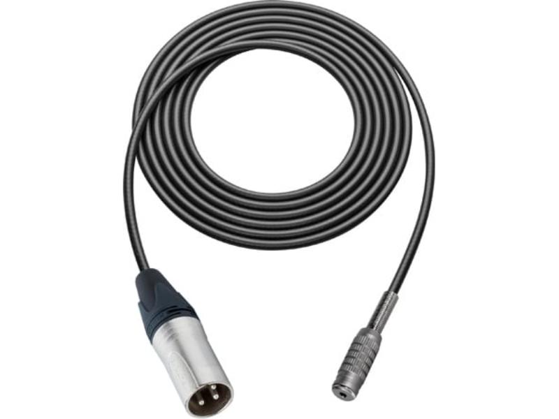 Picture of Sescom SC75XMJ 75 ft. Canare Star-Quad 3-Pin XLR Male to 3.5 mm TS Mono Female Audio Cable - Black