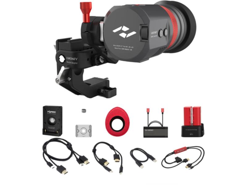 Picture of Kinefinity KINE-K911-003-01 Eagle HDMI Viewfinder Pro Kit with Mini Mount & 0.25 to 20 in. Rosette Handgrip Li-Ion Charger Pack