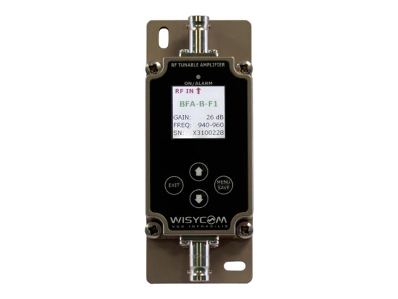 Picture of Wisycom WIS-BFA-B-F2 410 to 1300 MHz Wideband Active Amplifier with Tunable Filter & BNC Connector