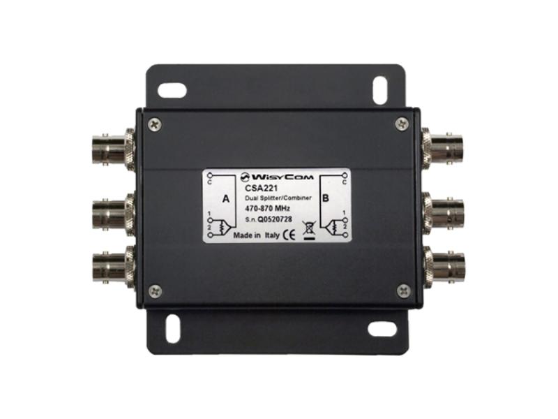 Picture of Wisycom WIS-CSA221 470 to 960 MHz Diversity Passive Dual Wideband Combiner & Splitter