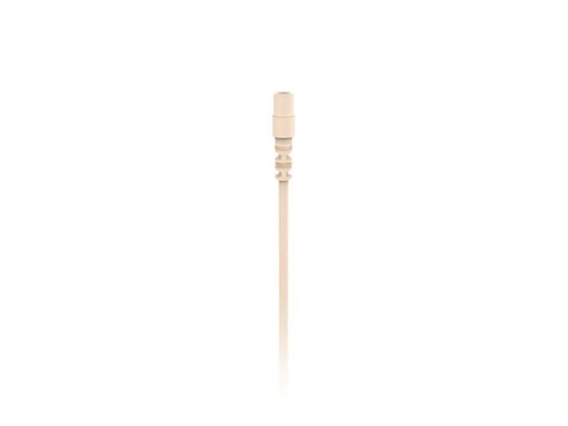 Countryman Associates B2DW4FF05LAXF Directional Lavalier Microphone with Shure TA4F Standard Gain & Fixed Non-Detachable, Light Beige