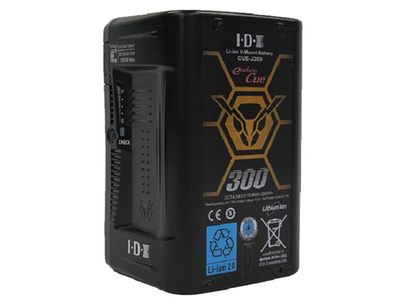 Picture of IDX System Technology IDX-CUE-J300 100W Lithium-Ion Battery with 2x D-Tap Output Rated V-Mount