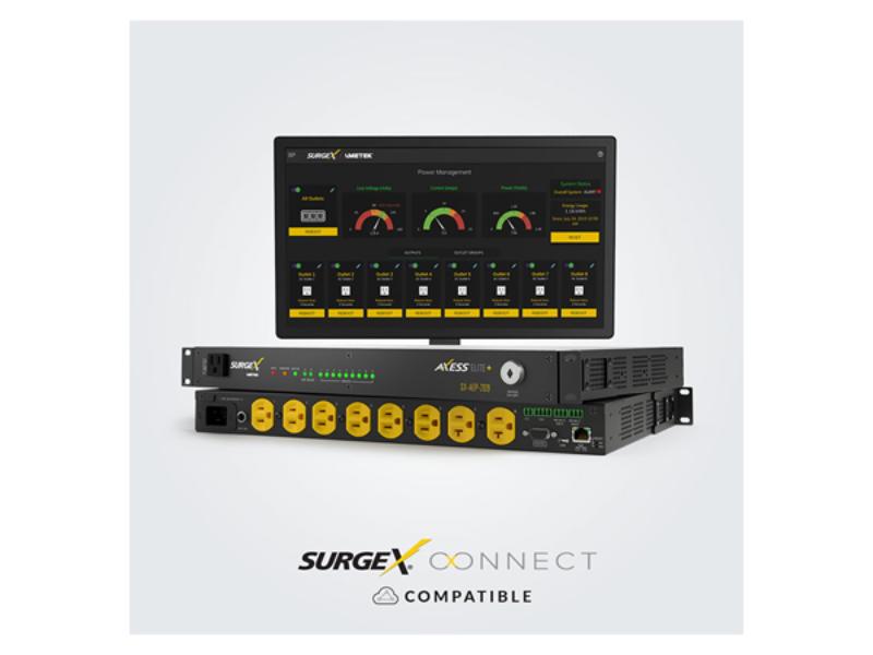 Picture of Powervar SX-AEP-209 Axes Elite Plus 9 Outlet 1RU Rackmount 15A Surge Eliminator & Power Conditioner - IP Connected
