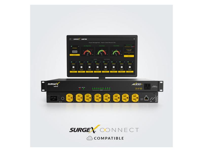 Picture of Powervar SX-AP-169 Axes Plus 9 Outlet Rackmount 16A Surge Eliminator & Power Conditioner - IP Connected