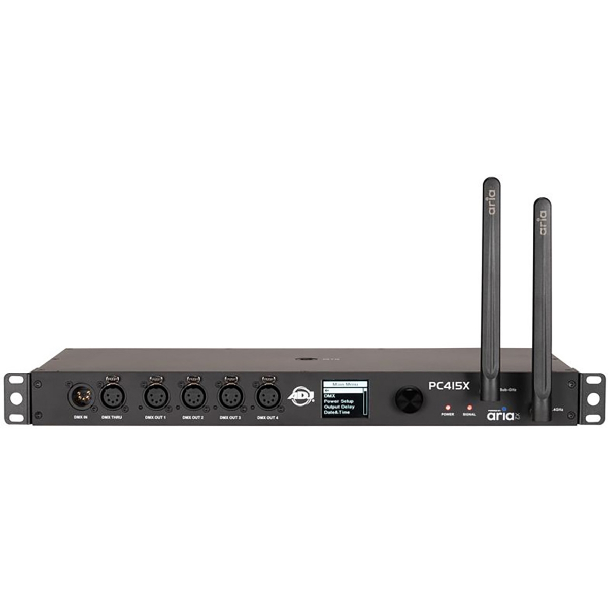 ELIM-PCC415 Rack-Mountable 4 Output Power Distribution & DMX Lighting Control Hub - IP20 Rated