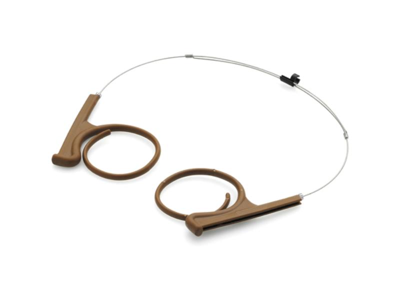 Picture of DPA Microphones DPA-HE2C8P Dual Headset Mount for D-Fine&#44; Brown