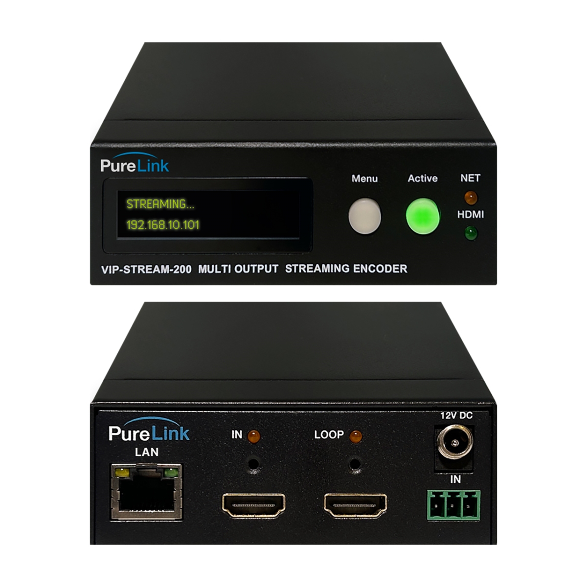 Picture of PureLink PLK-VIPSTREAM200 PureStream 1080P H.264 Encoder with Front Panel Control