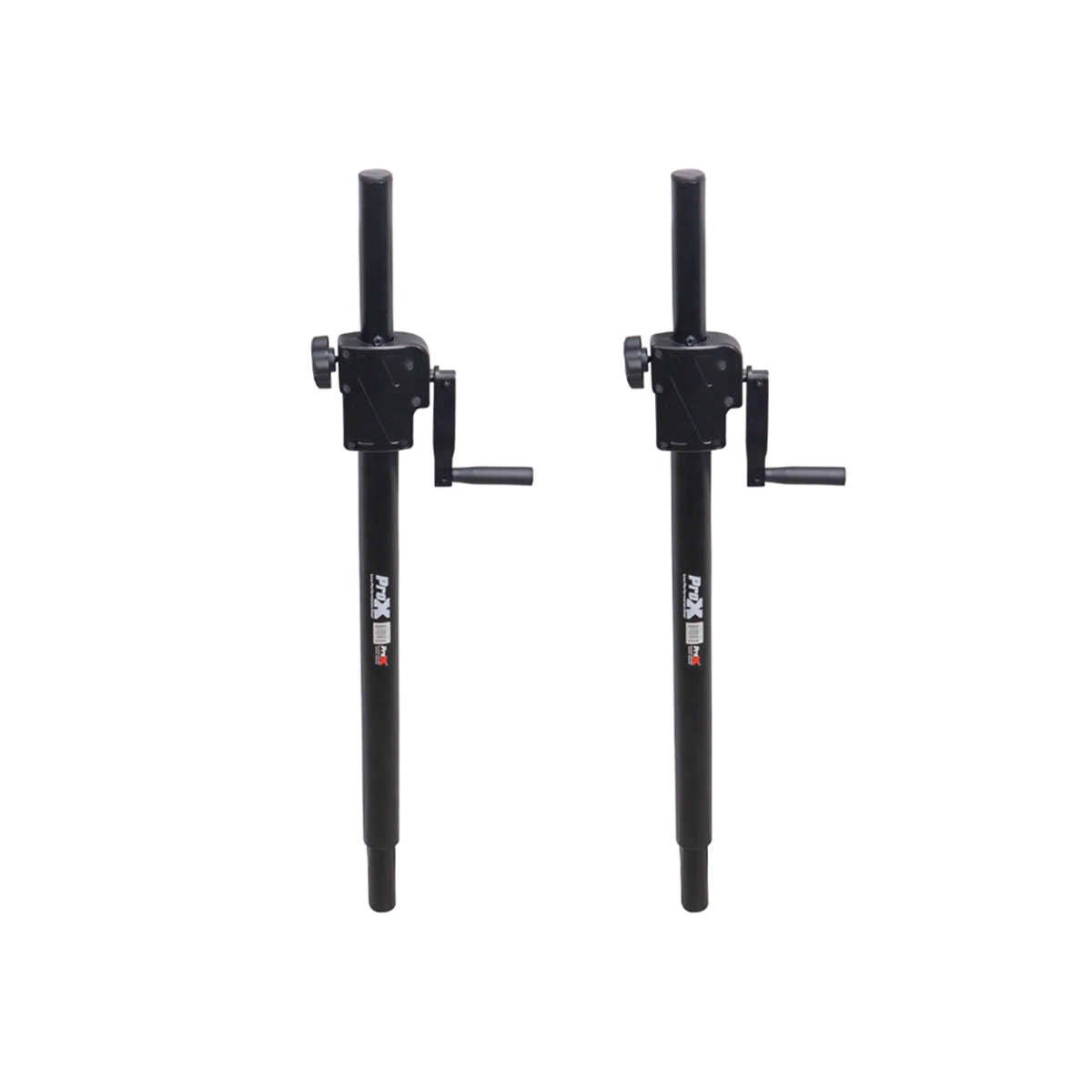 Picture of ProX Live Performance Gear PXG-T-SAACX2PKG 34-52 in. Dual Crank System Pack Adjustable Speaker Subwoofer Pole - M20 Threaded Mount
