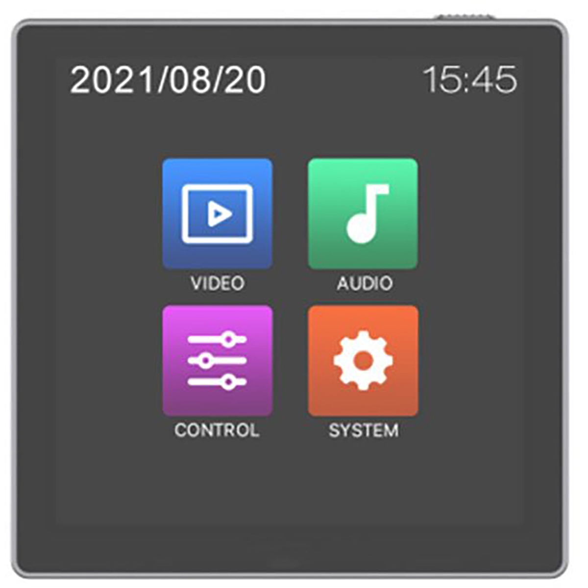 Picture of VigilLink VGL-VLCT-4485IP 4 in. 720 x 720 Touch Screen IP Control System Wall Plate