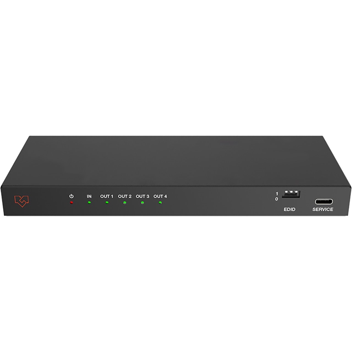 Picture of VigilLink VGL-VLSP-14H21SA 1x4 HDMI 2.1 48Gbps 8K Distribution Amplifier & Audio De-embedder - HDMI 2.1 & HDCP 2.3 Compliant