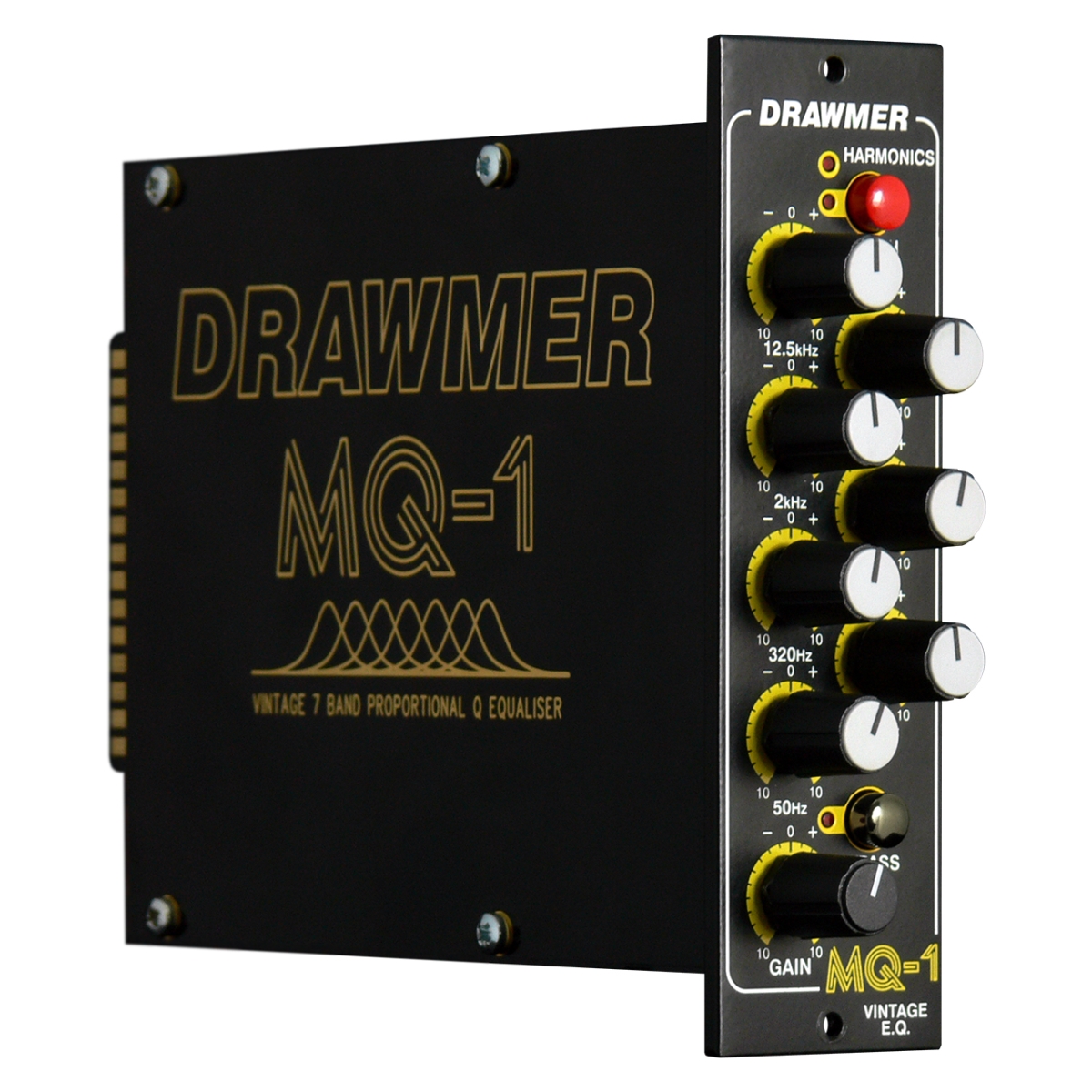 DRWM-MQ-1 Vintage Single Channel 7-Band Equalizer for 500 Series Rack