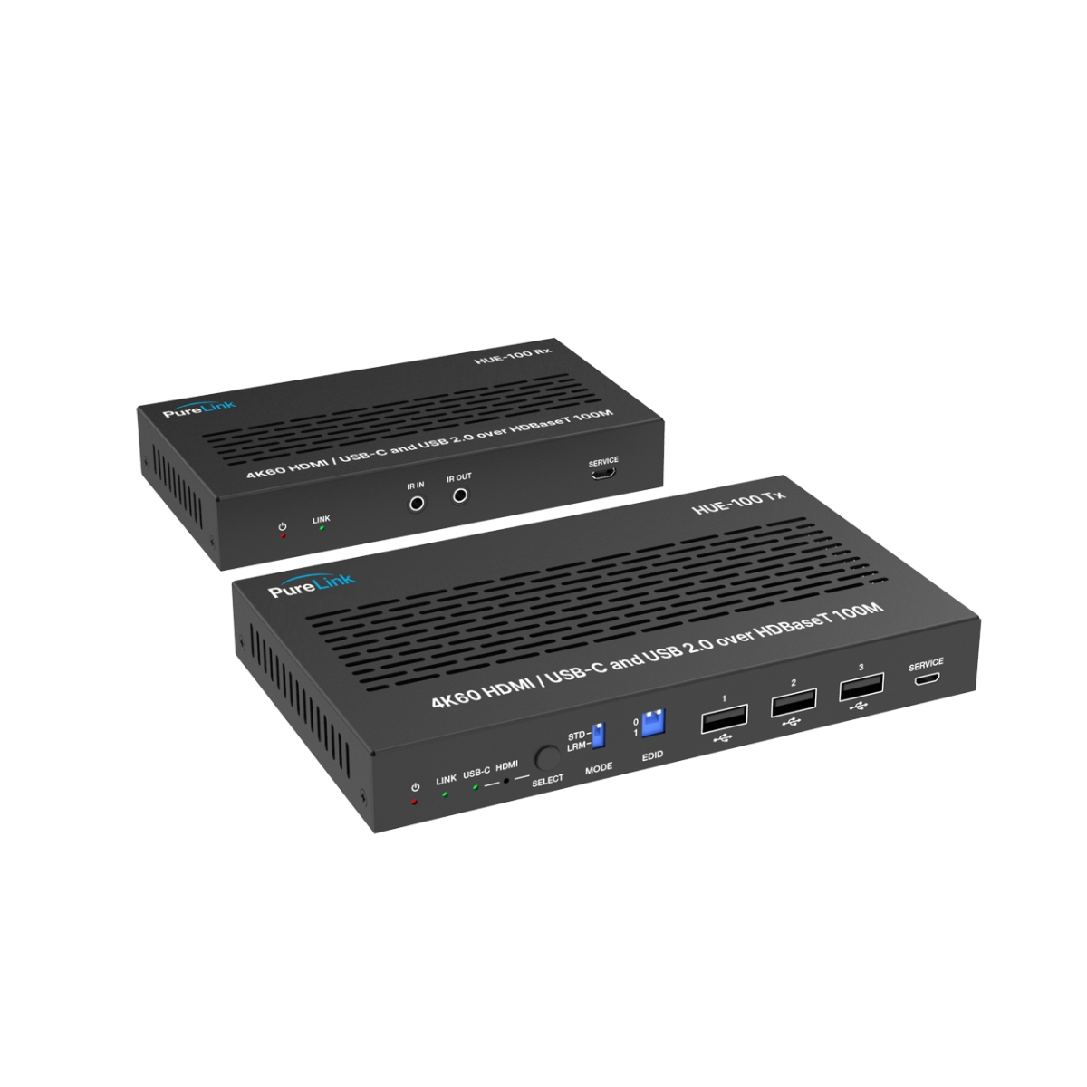 PLK-HUE-100 328 ft. HDTools 4K60 HDMI & USB-C Switch Extender - 100 Meter HDBaseT 3.0