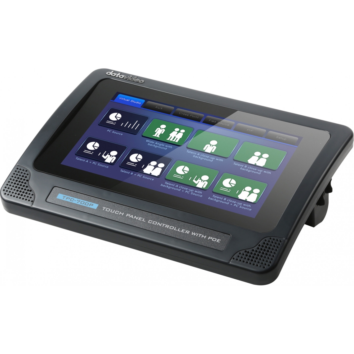 Picture of Datavideo DV-TPC-700P 7 in. Touch Panel Controller with PoE Support for HS-SE-3200 VGB-2000 & iCast-10NDI