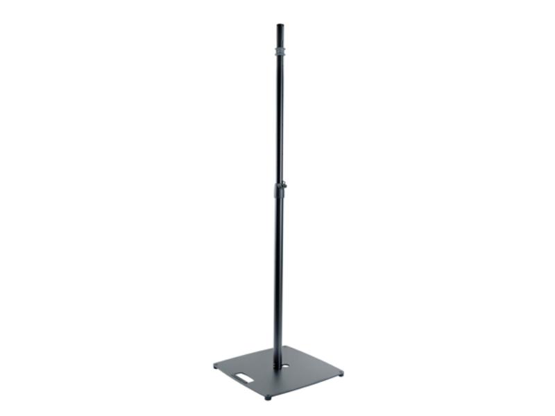 KM-26733 3.7 ft. to 6 ft. Usable Height Speaker Stand with Easy-Lock - 78 lbs Maximum - Black