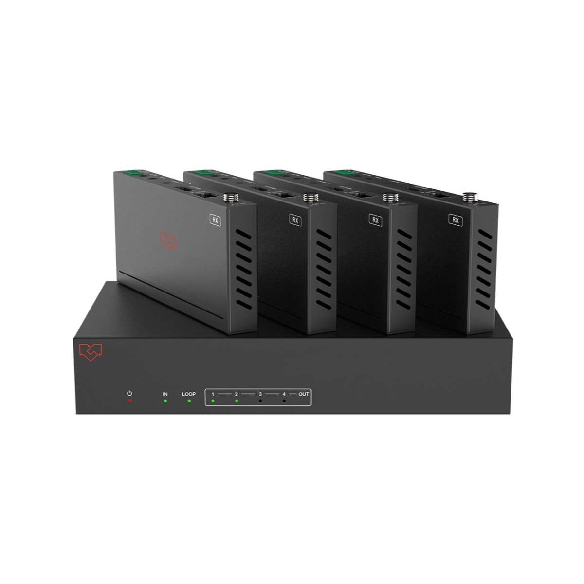 Picture of VigilLink VGL-VLSP-14HT150 492 ft. 1x4 HDMI 2.0 18Gbps 4K2K Over Distribution Amplifier with HDBaseT
