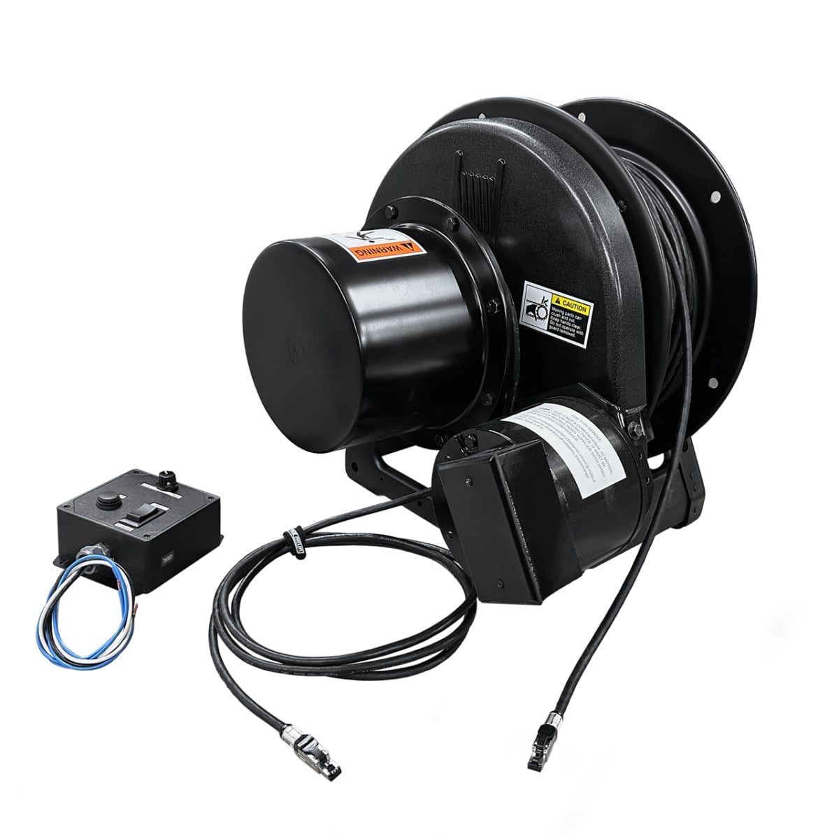 SN-CAT6-300-M 300 ft. CAT6 Retractable Cable Reel with Motorized Speed Control