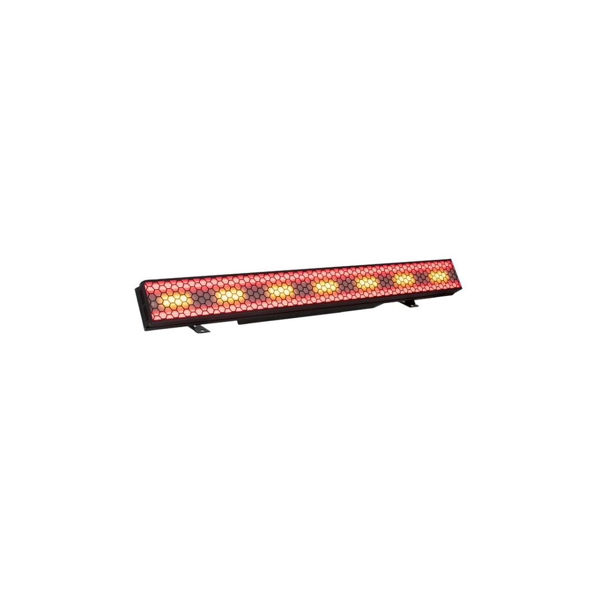 ELIM-ELECKTBARFX Electron Bar FX 3.28 Foot Strobe & Blinder DMX Light Bar with 7 x 40W Amber & 528x RGB SMD LED