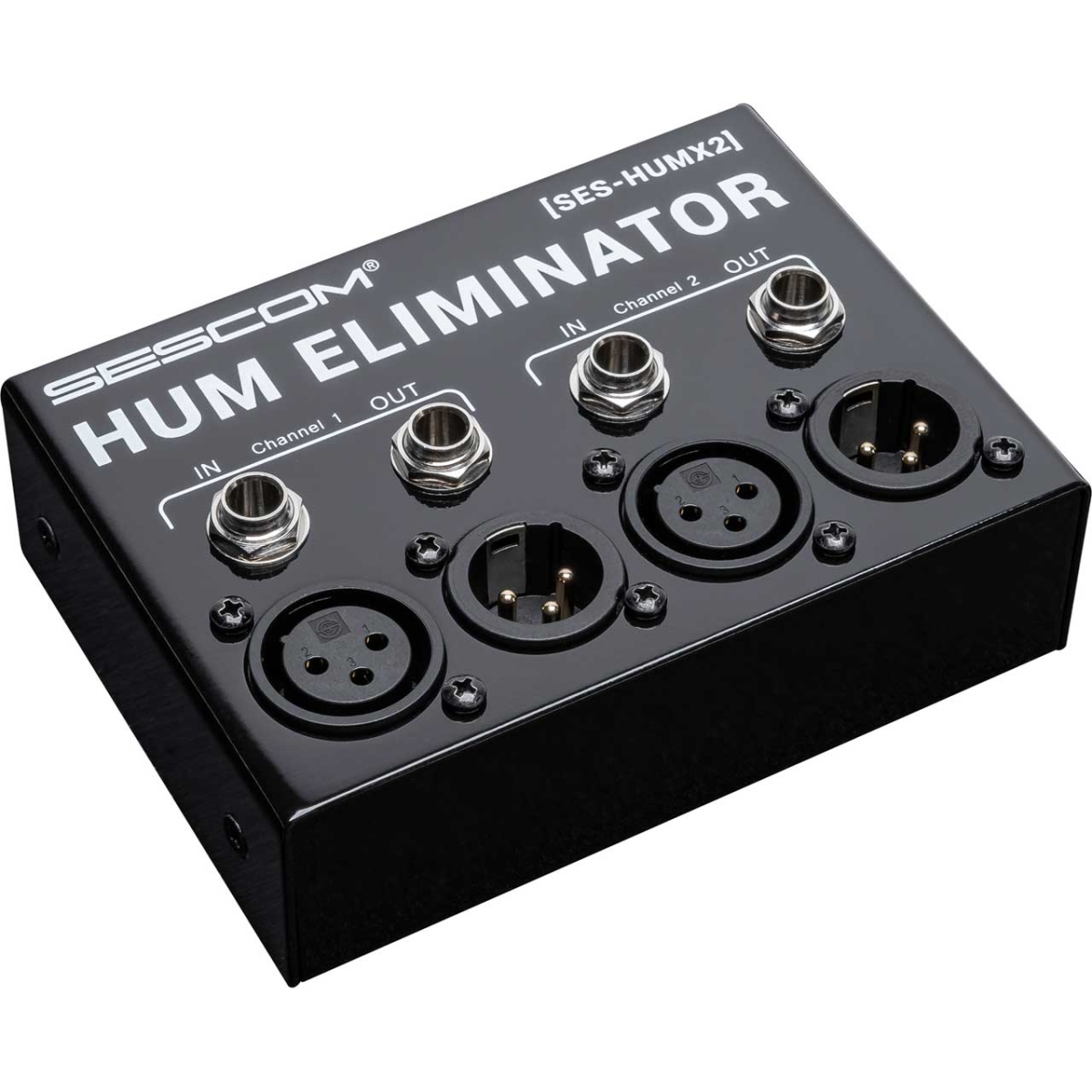 SES-HUMX2  Professional 2-Channel Passive Hum Eliminator
