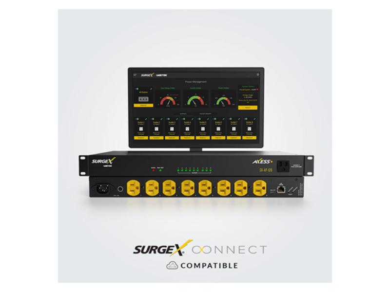 Picture of Powervar SX-AP-129 Axes Plus 9 Outlet Rackmount 12A Surge Eliminator & Power Conditioner - IP Connected