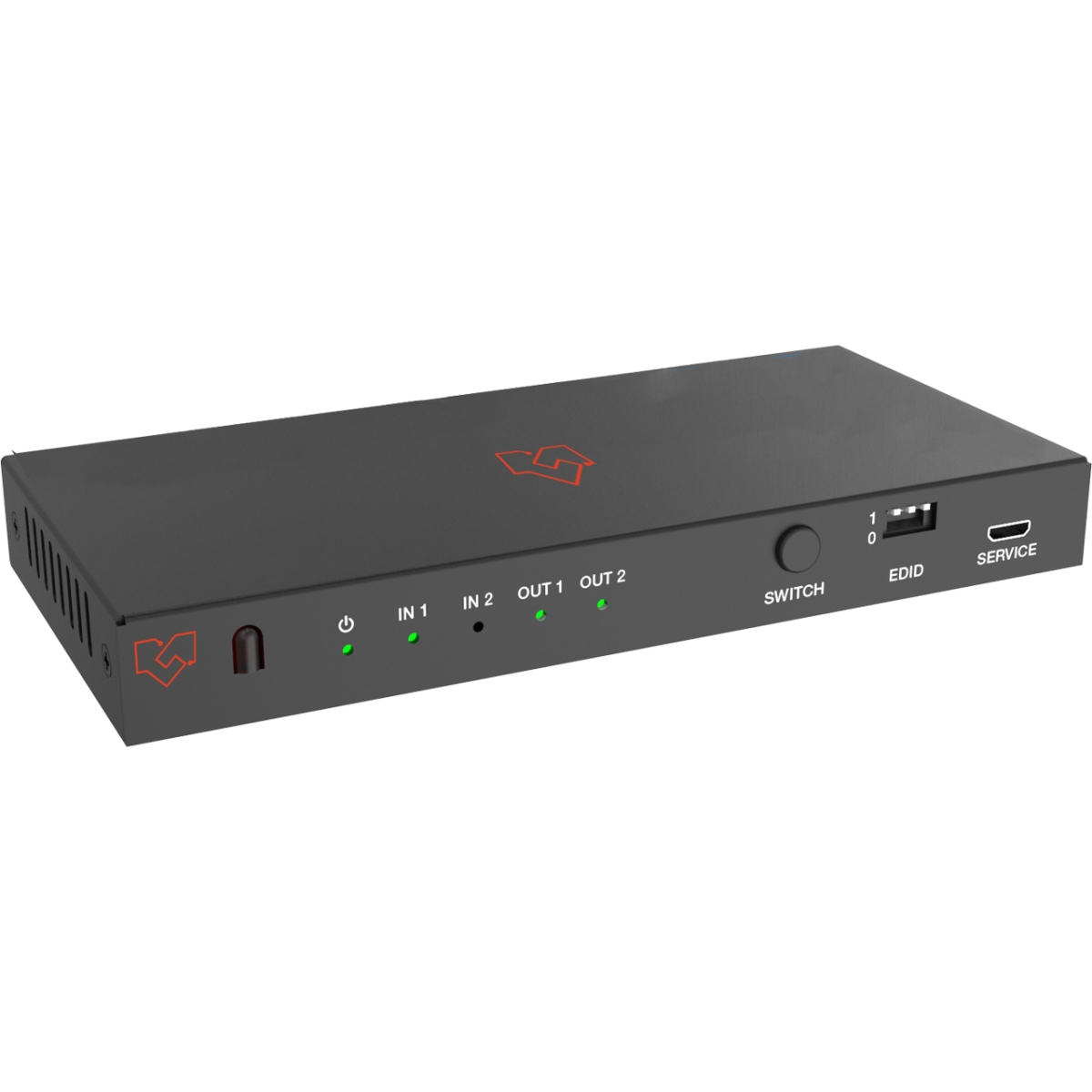 Picture of VigilLink VGL-VLSP-22H21 2x2 HDMI 2.1 40Gbps 8K Distribution Amplifier with HDMI 2.1 & HDCP 2.3 Compliant