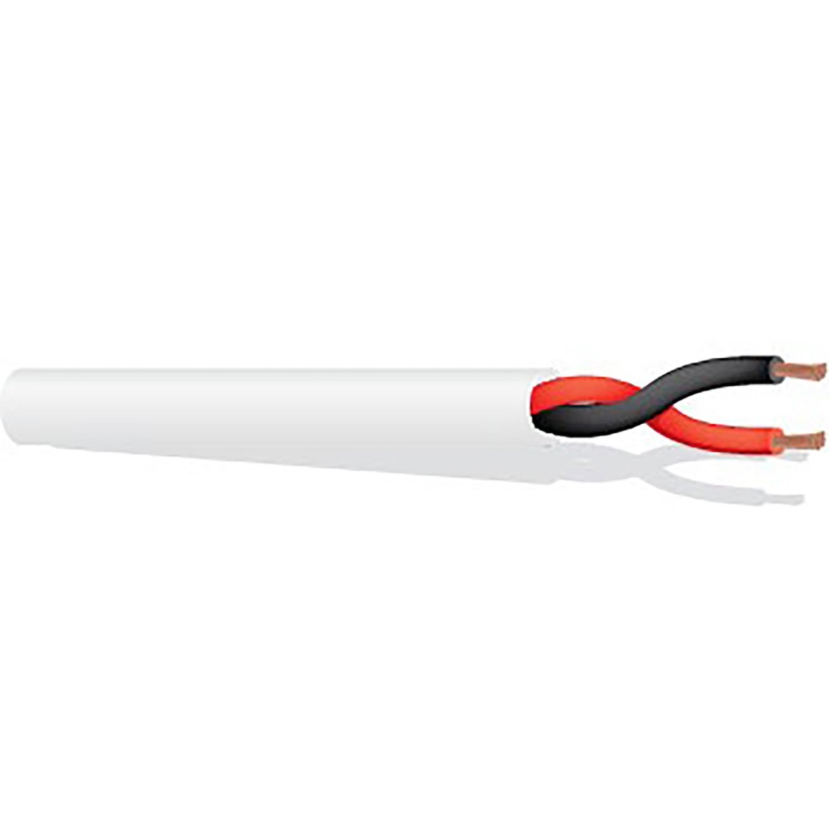WP-25225B-500WE 500 ft. 16 GA Unshielded Plenum Speaker Cable - White