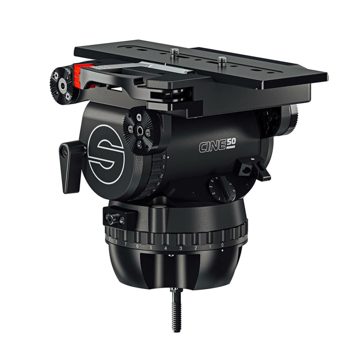 Picture of Sachtler of America SACH-6003 150 mm Cine 50 Fluid Head with 110 lbs Max Front Pan Bar Rosette