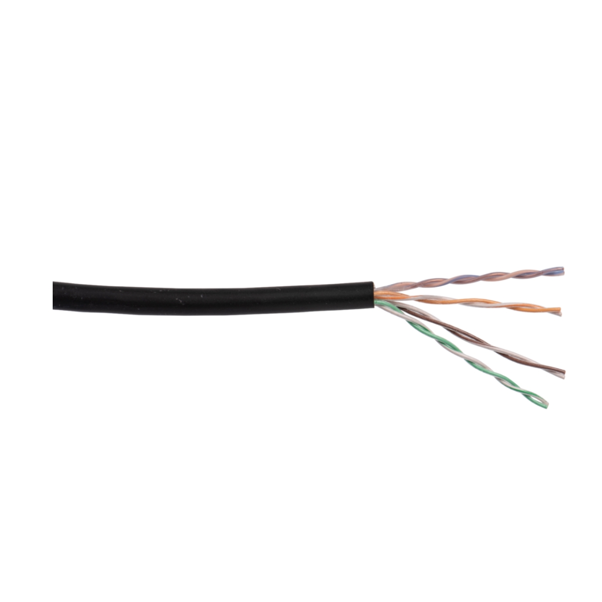 LWC-244PL5ENBLK 1000 ft. 5E U-UTP EN Series 24 AWG Unshielded Cable, Black - 4 Pair