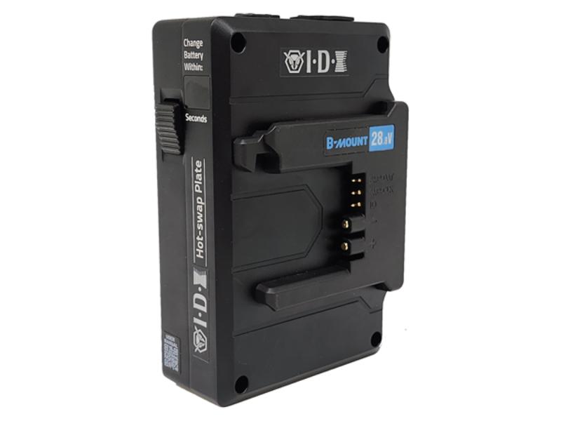 Picture of IDX System Technology IDX-A-HS30B 28.8V B-Mount to B-Mount Hot-Swap Plate for HV Series Batteries - Two D-Tap One USB-A One 2-Pin DC