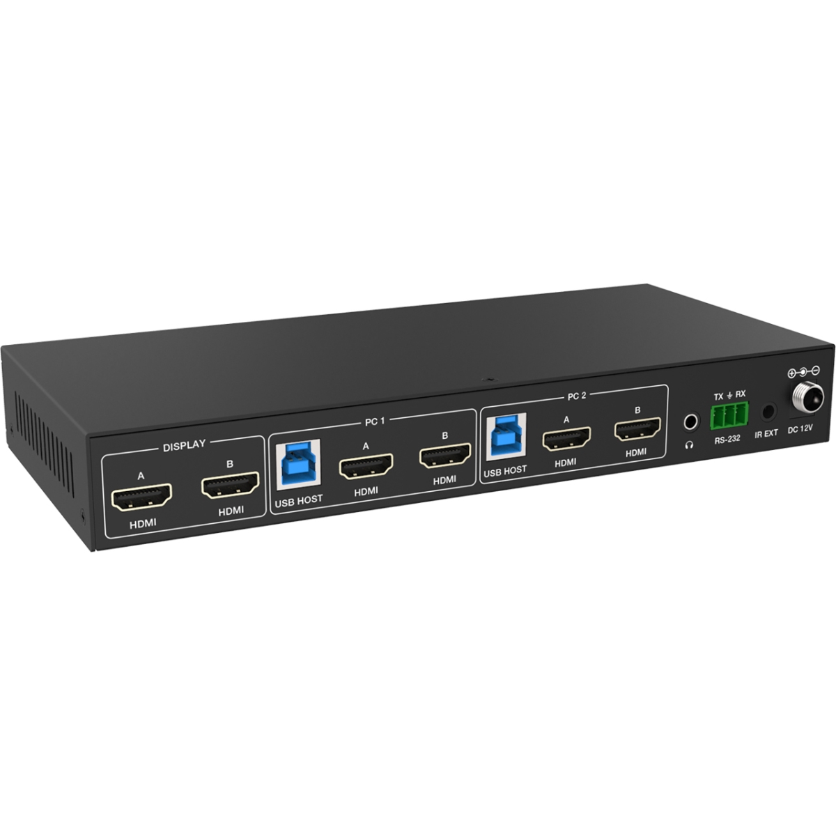 Picture of VigilLink VGL-VLKV-H212D 2x1 Dual Monitor 8K60 HDMI KVM Switcher with Hotkey Switching - HDMI 2.1 & HDCP 2.3 Compliant