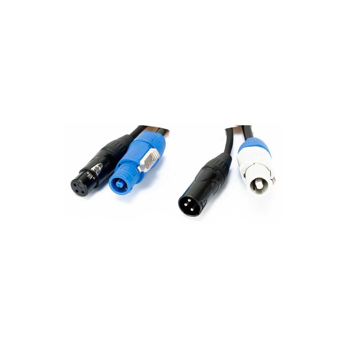 AMDJ-AC3PPCON12 3-pin XLR & Powercon Combo Link DMX Cable - 12 ft.