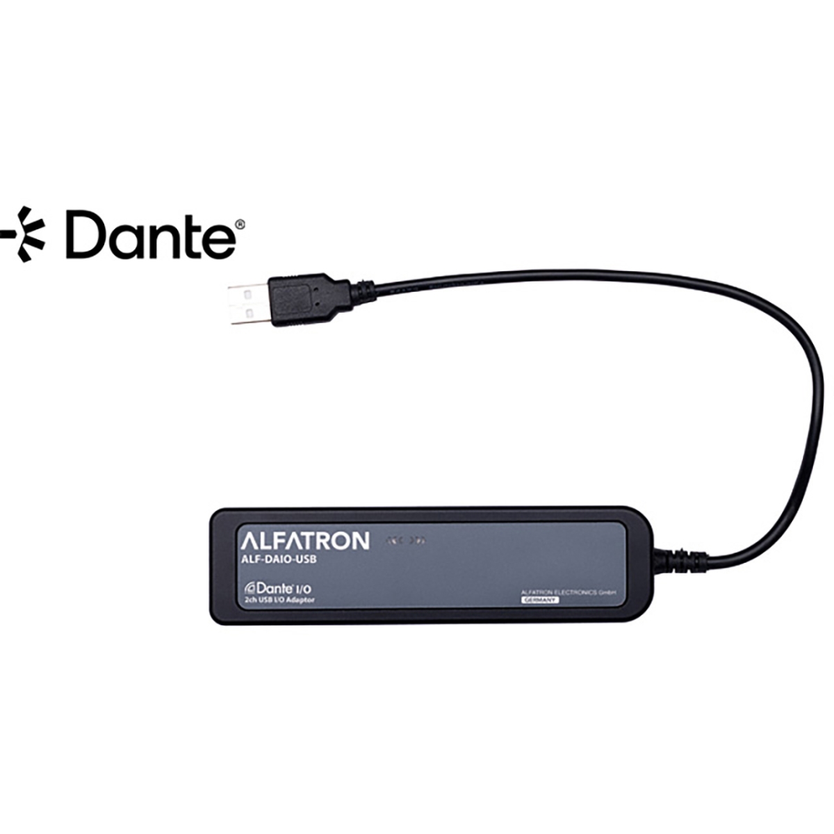 ALF-DAIO-USB USB Input & Output DANTE Adapter Audio Channel 2 In - 2 Out Connector RJ45 & USB
